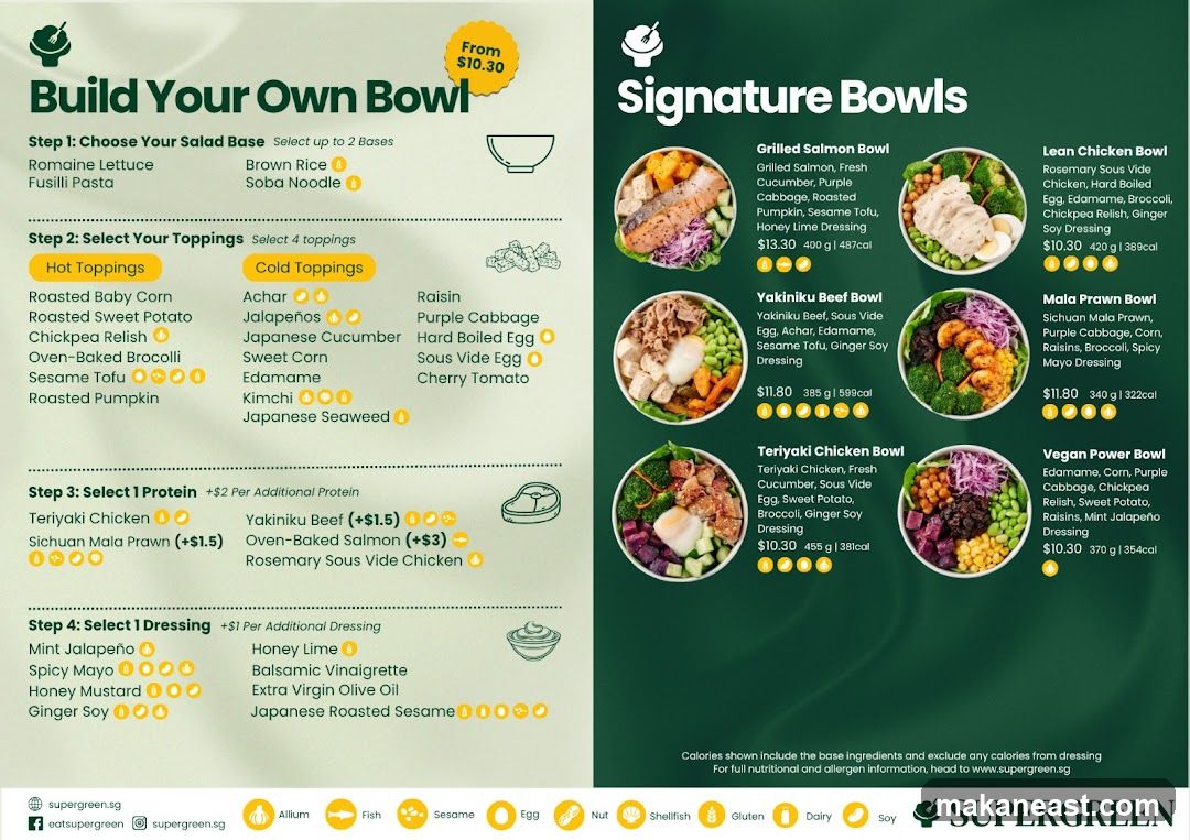 Build Your Own Bowl & Signature Bowls