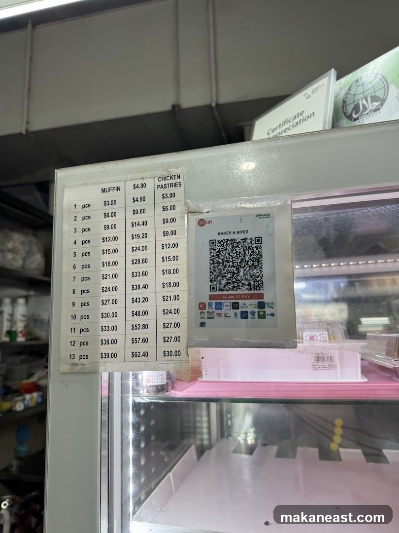 Price List and QR Code