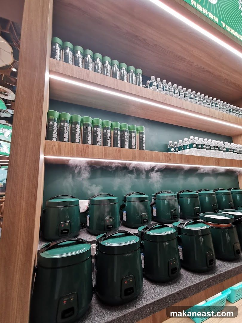 Rice Cookers and Bottled Drinks