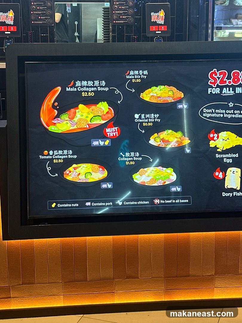 Menu Display