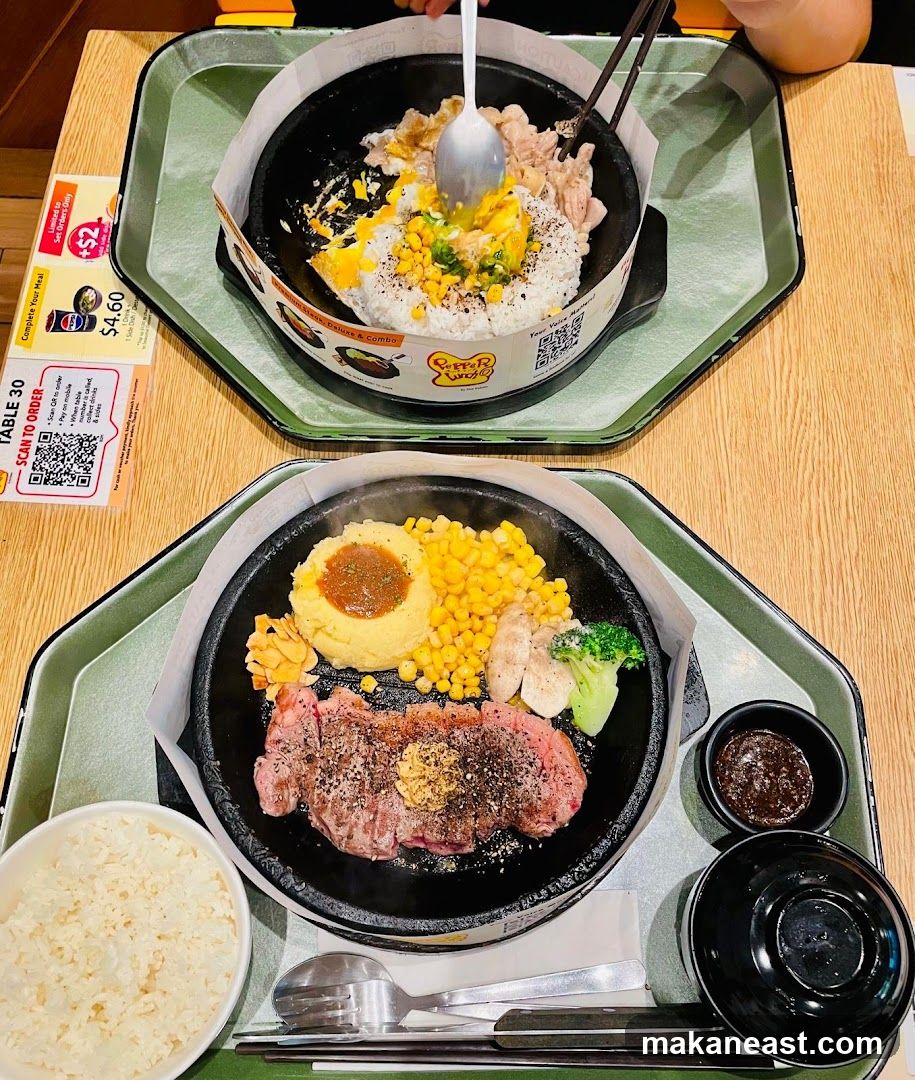 Sizzling Steaks and Rice