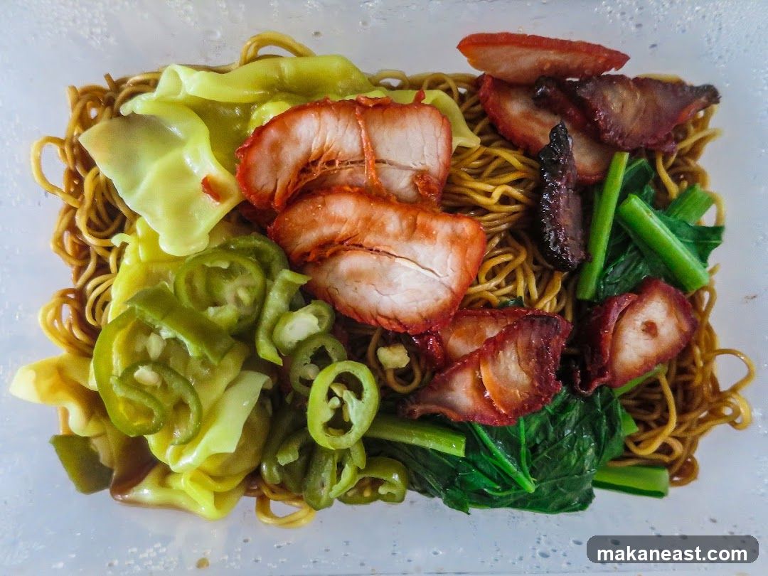Noodles with Char Siu and Vegetables