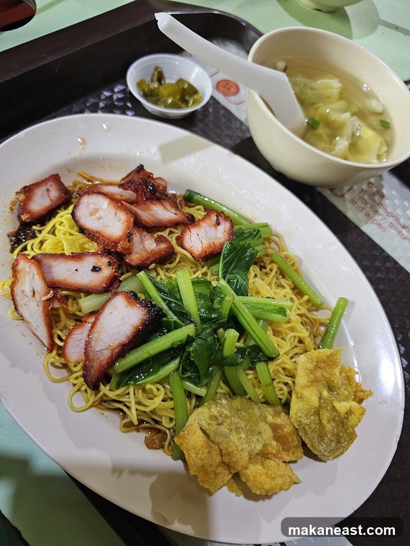 Char Siu Noodles with Wonton Soup