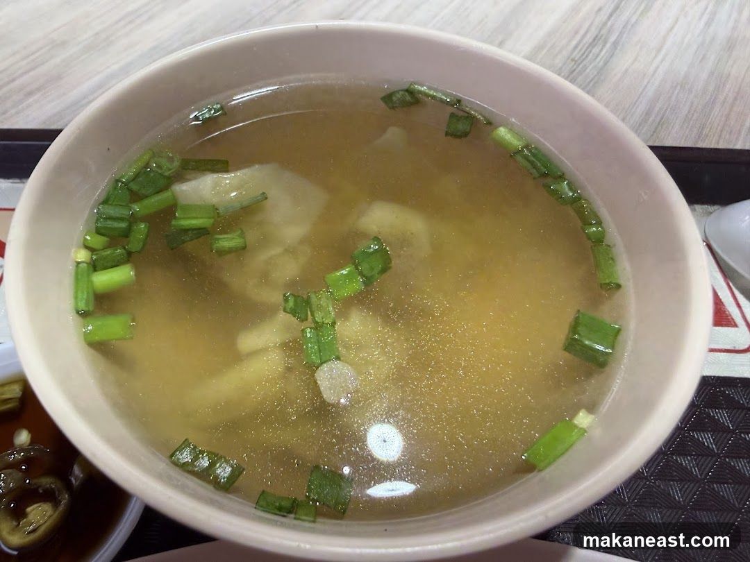 Bowl of Soup with Scallions