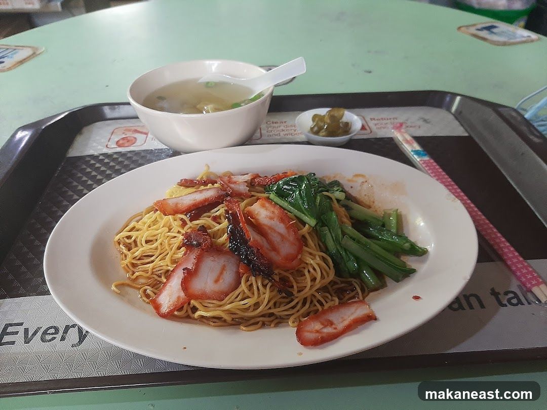 Noodles with Char Siu and Greens