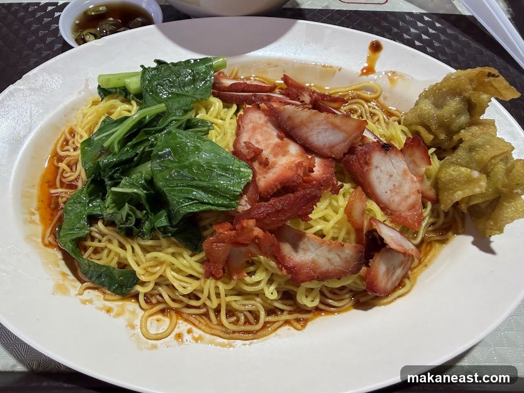 Char Siu Noodles with Wontons