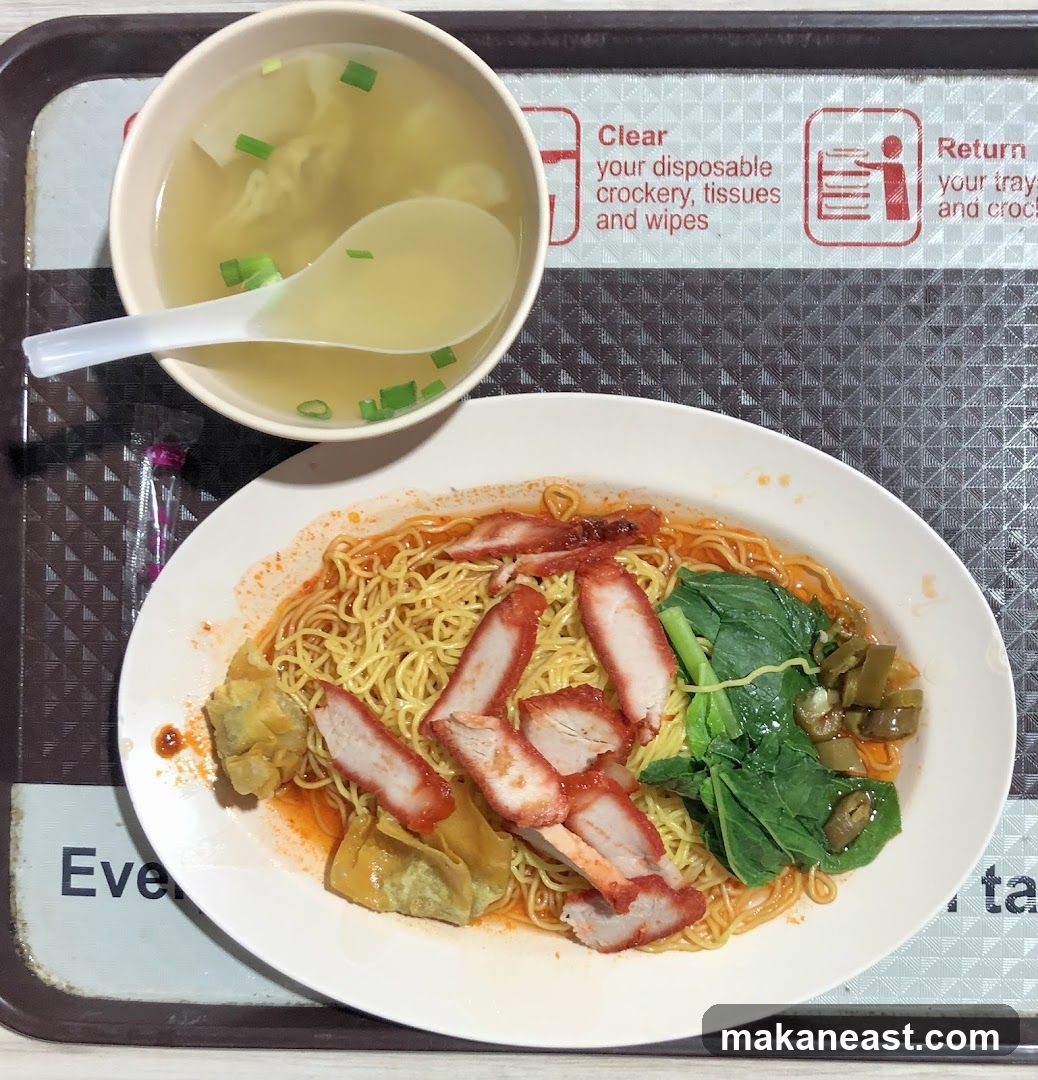 Noodles with Char Siu and Wontons