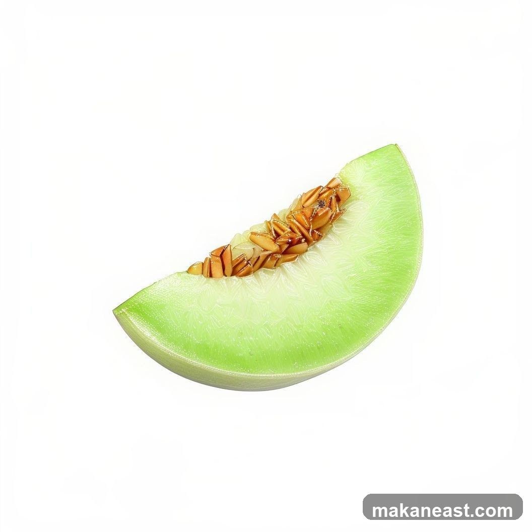 Slice of Honeydew Melon