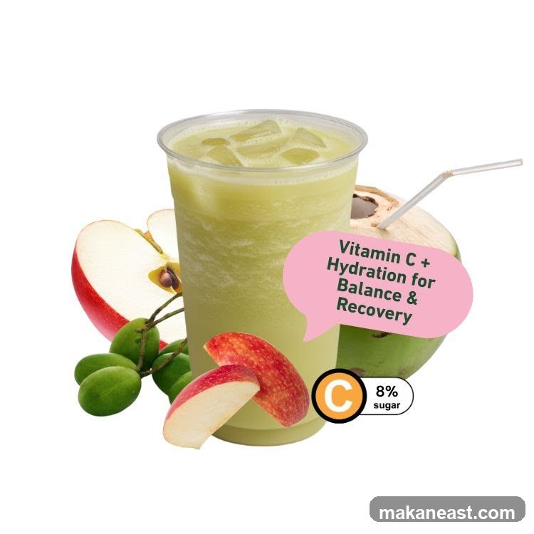 Apple and Coconut Drink
