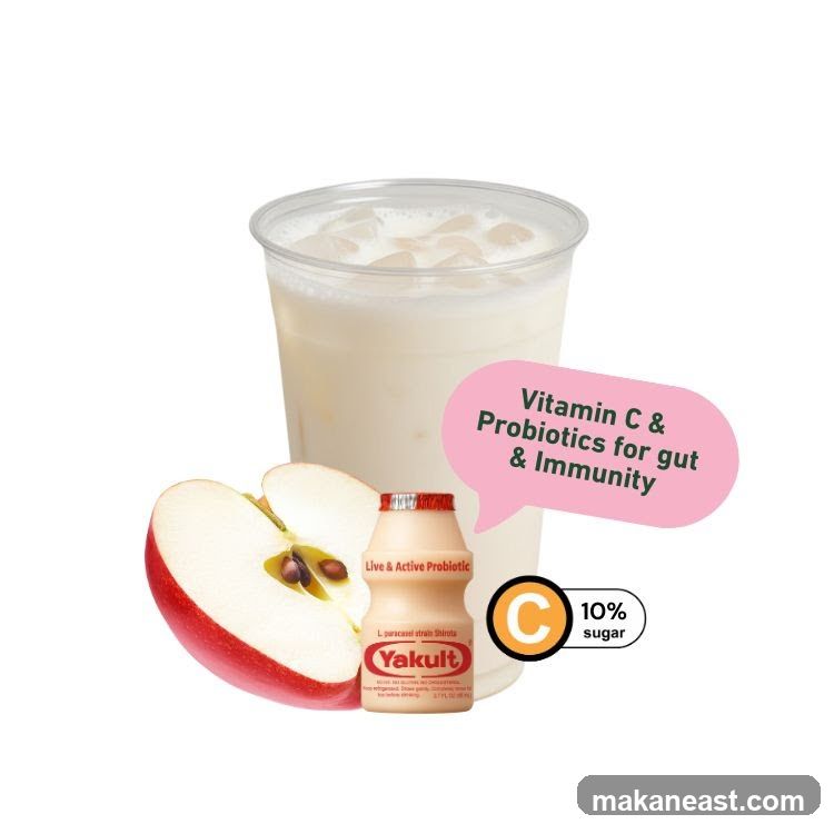 Yakult Drink with Apple