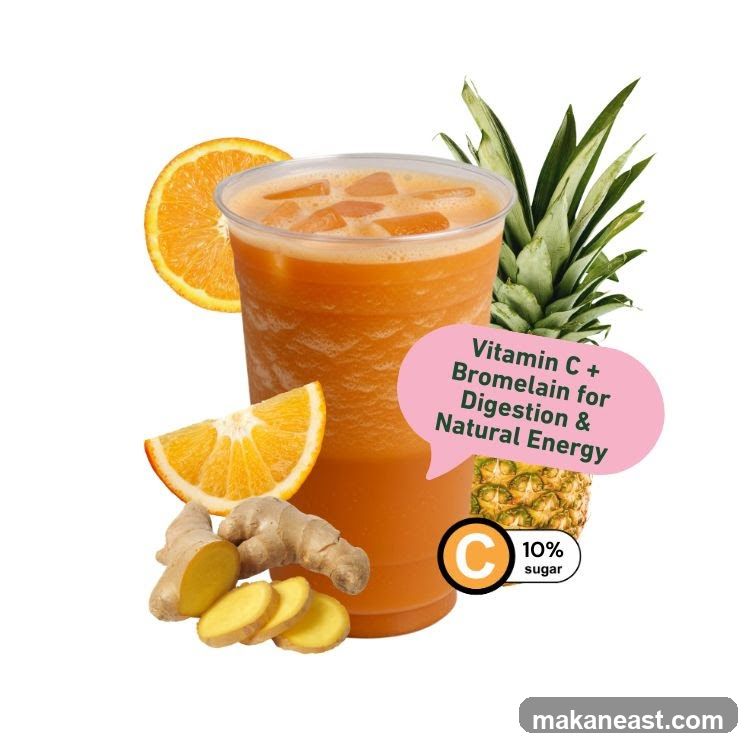Orange, Ginger, and Pineapple Juice