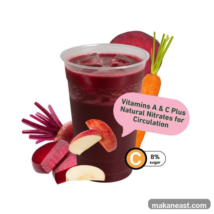 Beet, Apple, and Carrot Juice