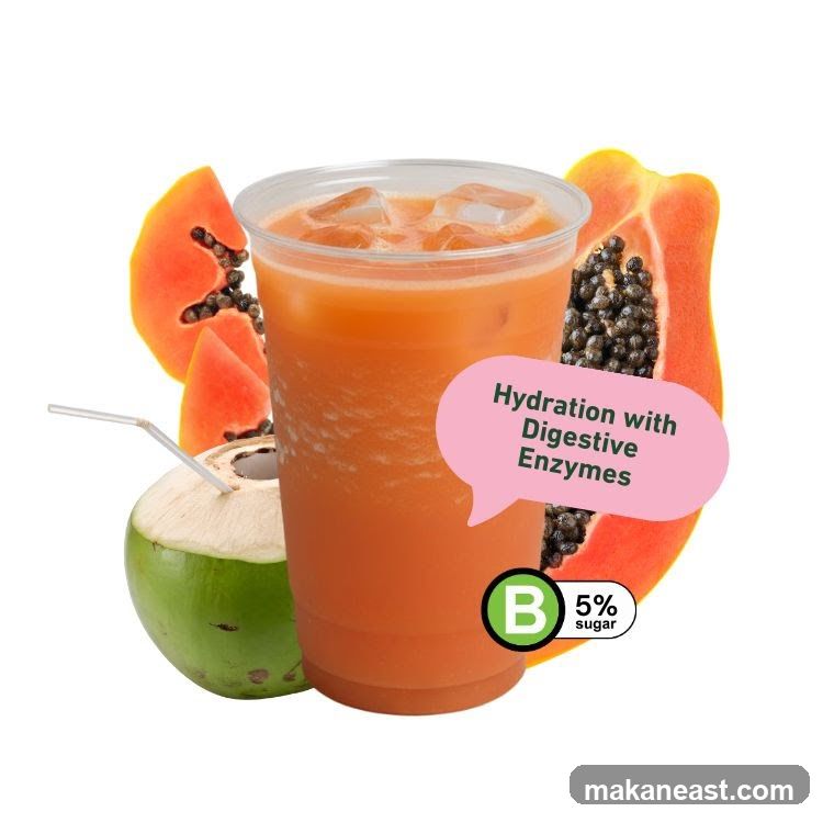 Papaya and Coconut Drink