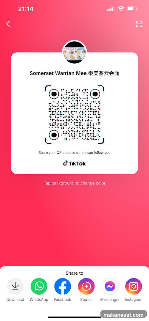 Somerset Wantan Mee QR Code