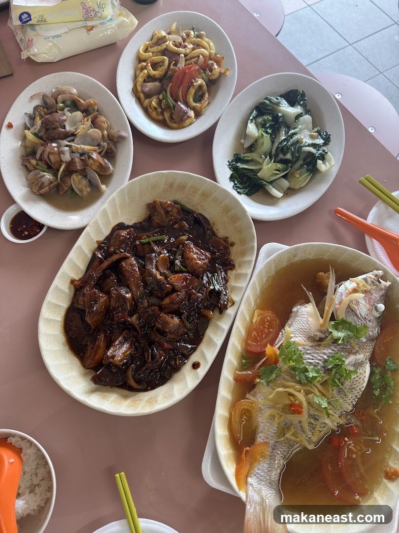 Seafood and Vegetable Dishes
