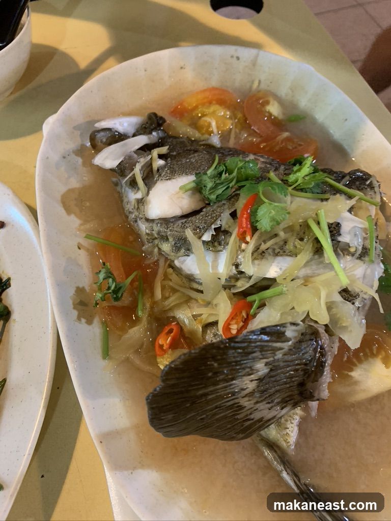 Steamed Fish with Tomatoes and Chilies