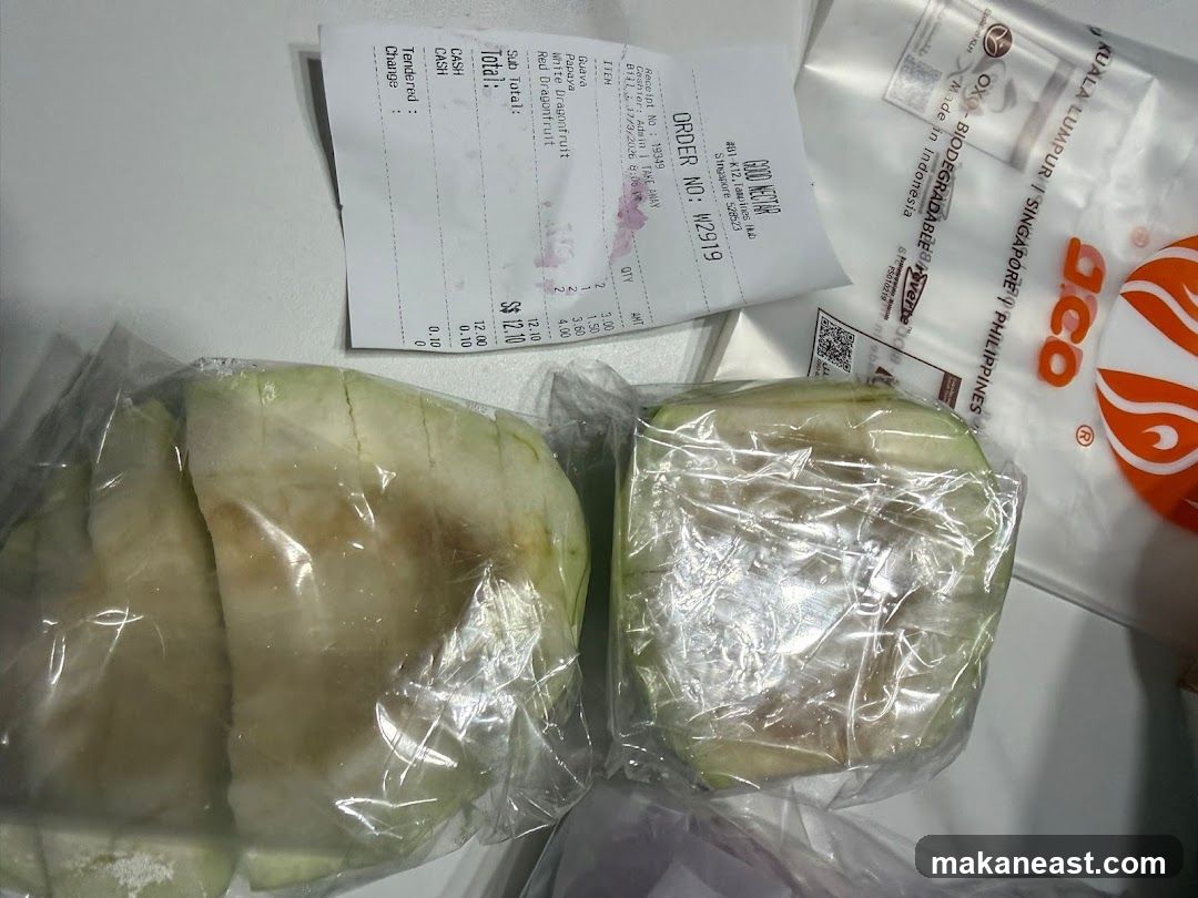 Receipt and Fruit