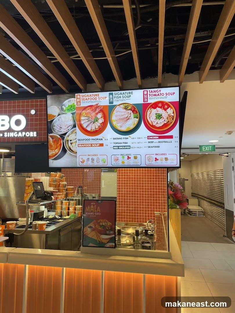 Food Stall Menu