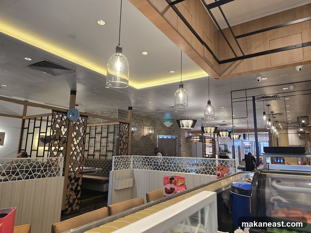 Restaurant Interior with Sushi Bar