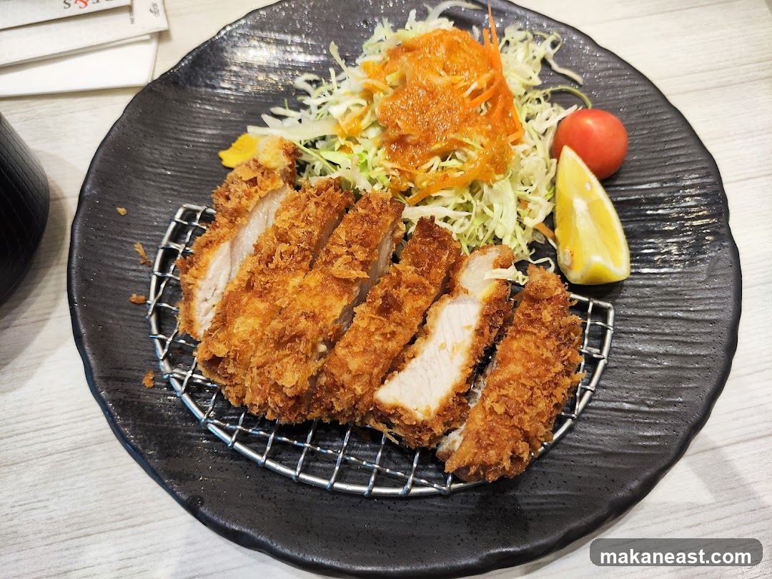 Pork Cutlet with Salad