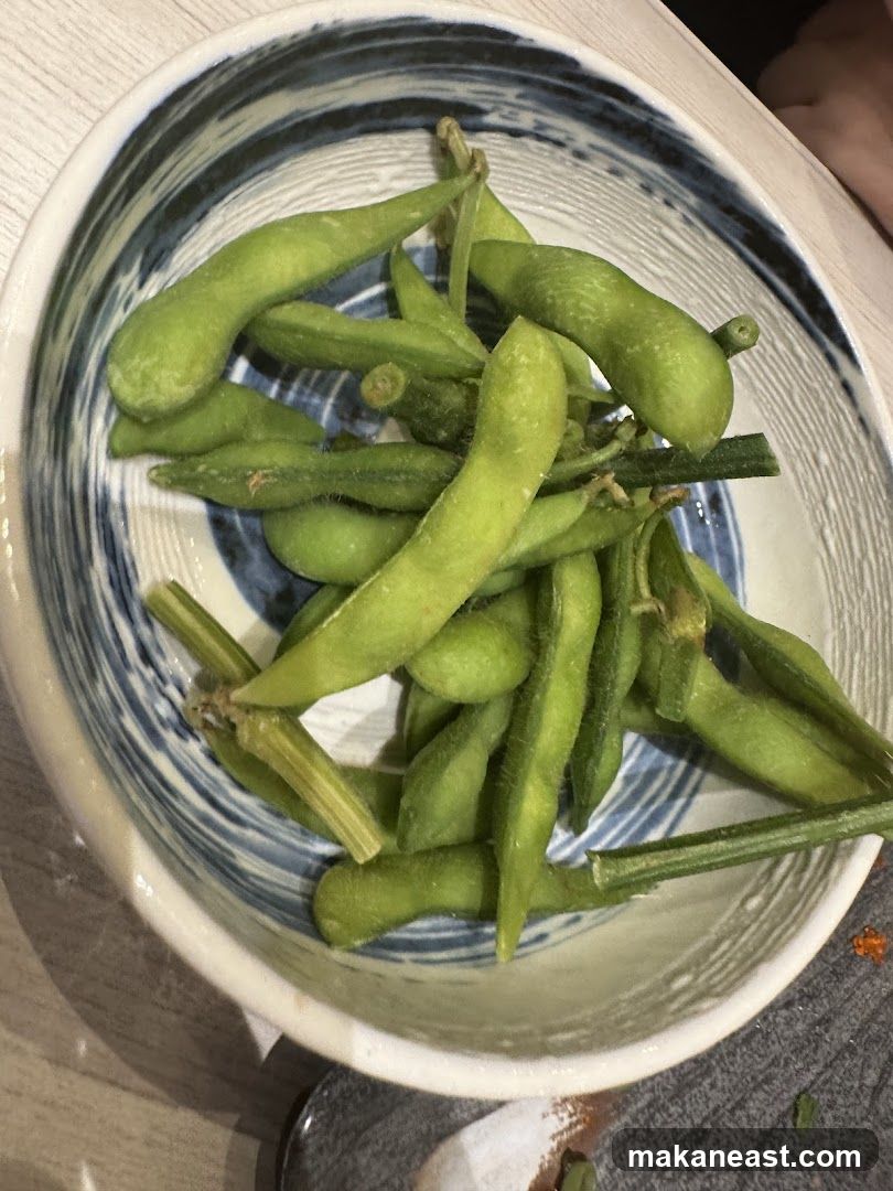 Edamame in a Bowl
