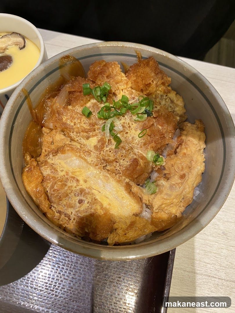 Katsudon with Chawanmushi