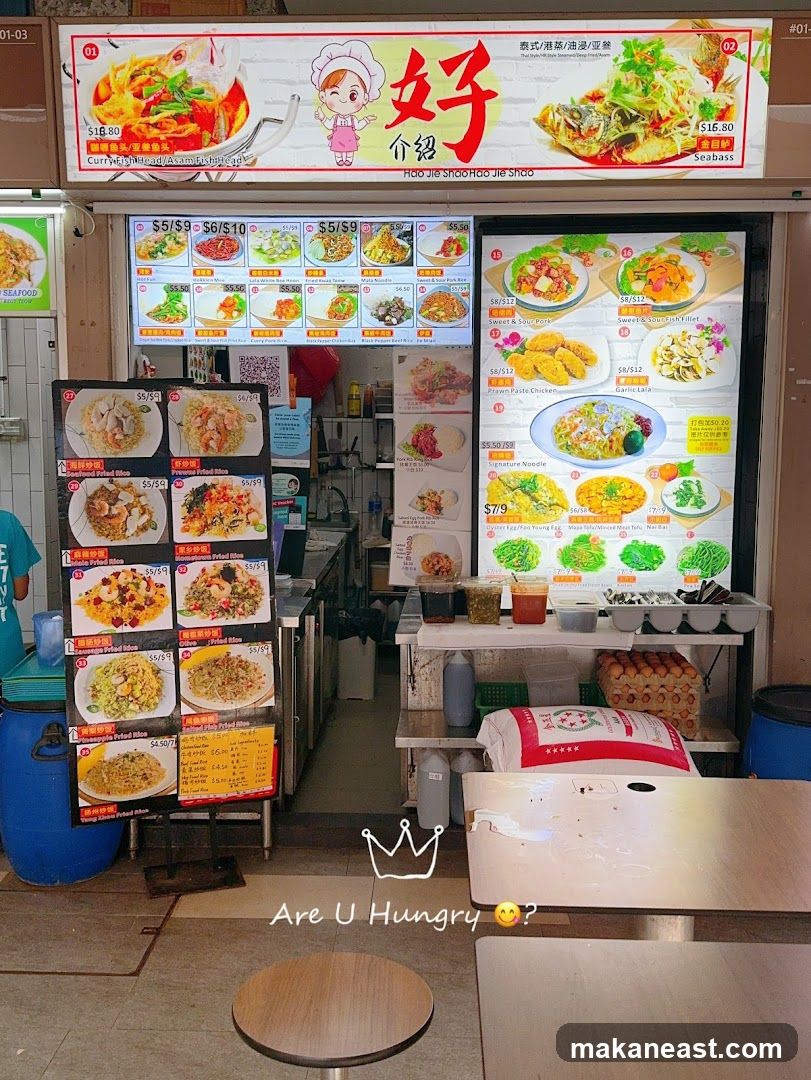 Food Stall Menu Display