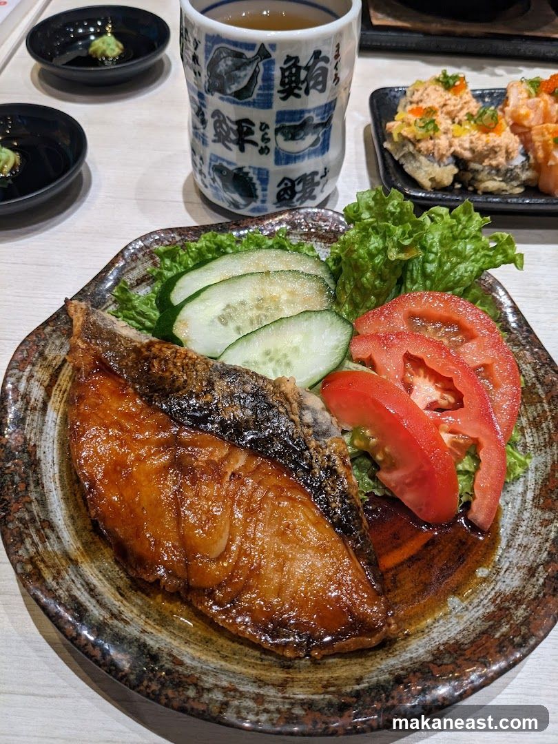 Japanese Grilled Fish Dish