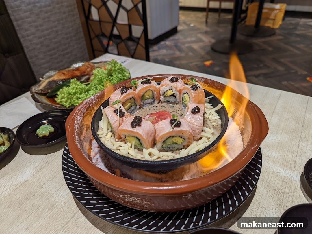 Flaming Sushi Platter