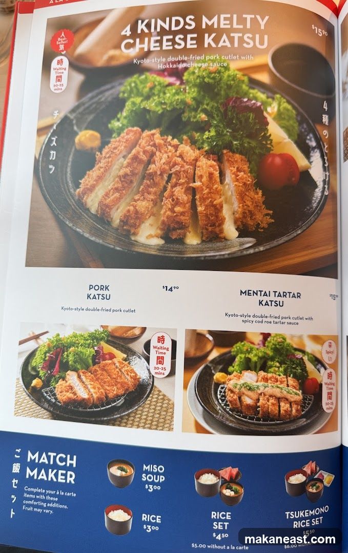 4 KINDS MELTY CHEESE KATSU