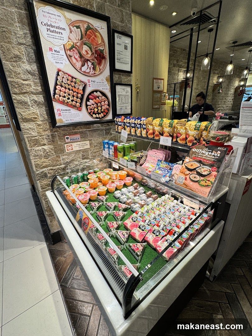 Sushi and Snack Display