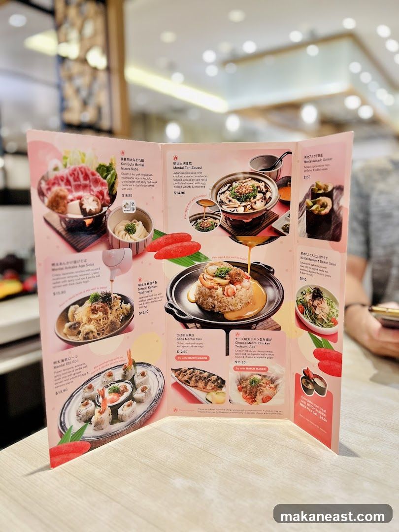 Japanese Menu