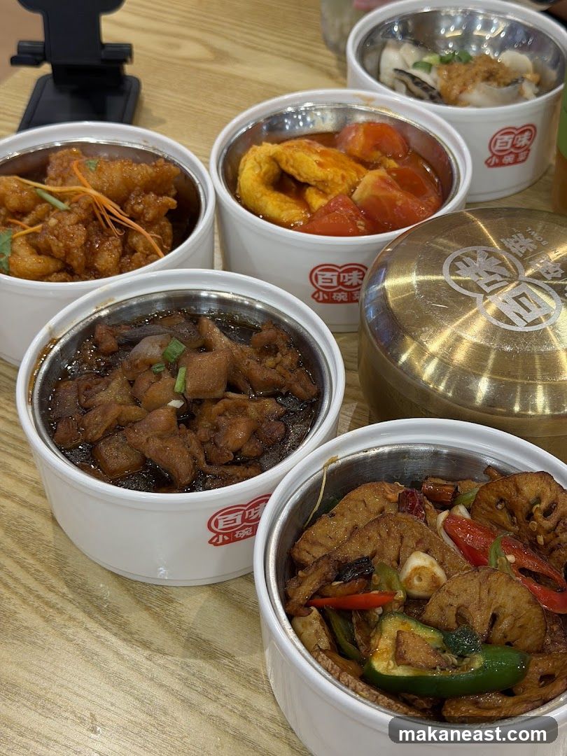Assorted Dishes in Bowls
