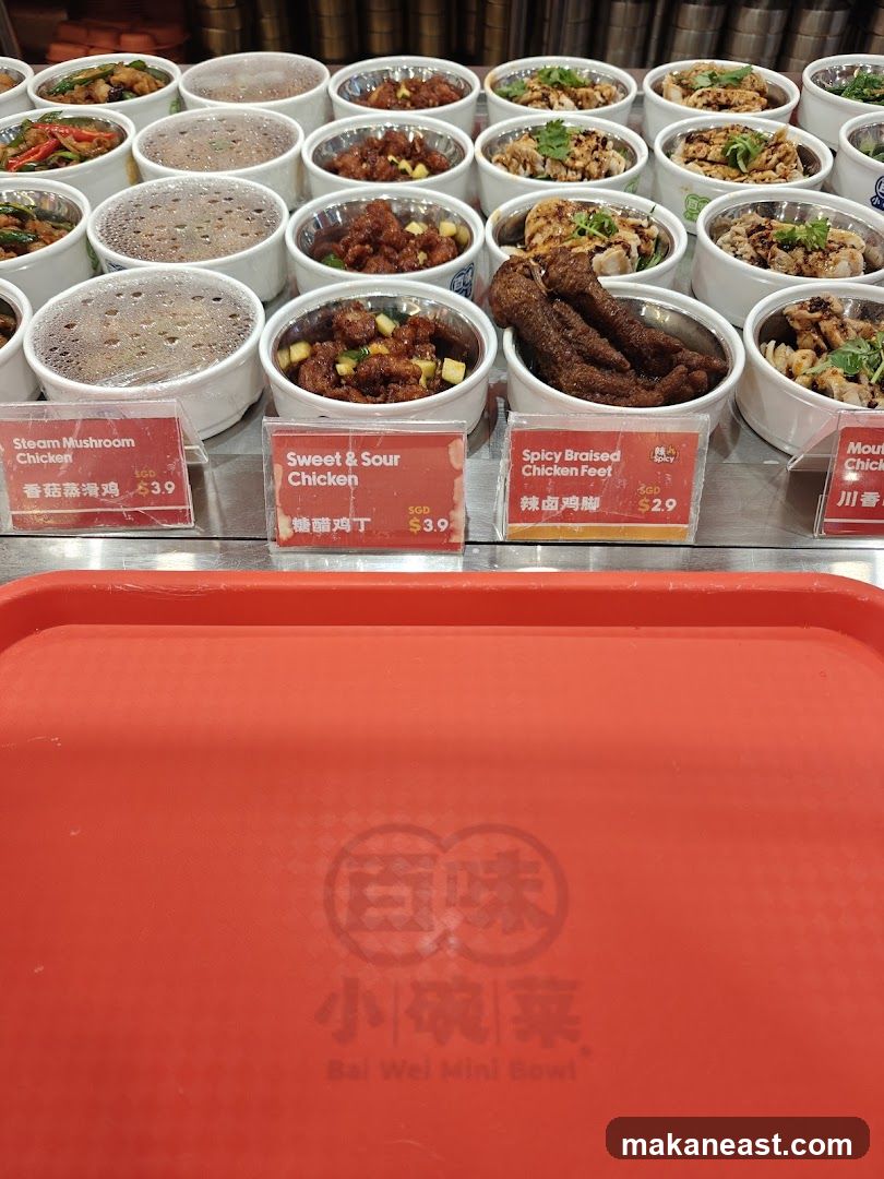 Bai Wei Mini Bowl Food Display