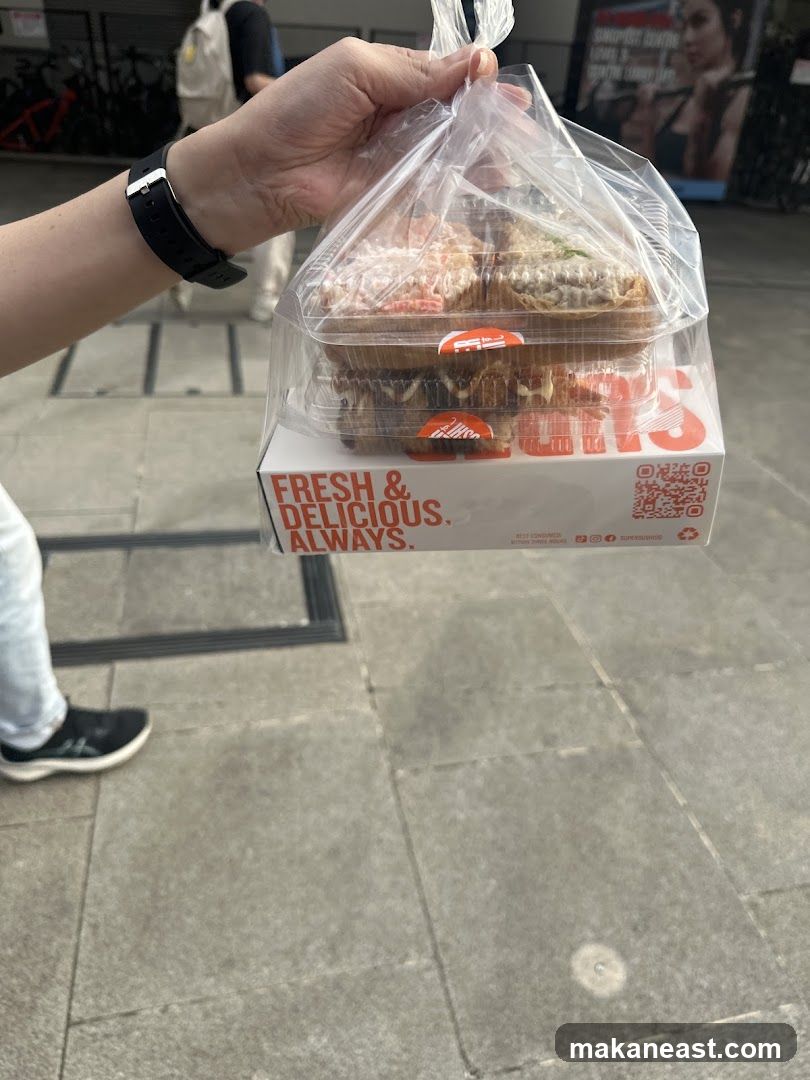 Food in a plastic bag