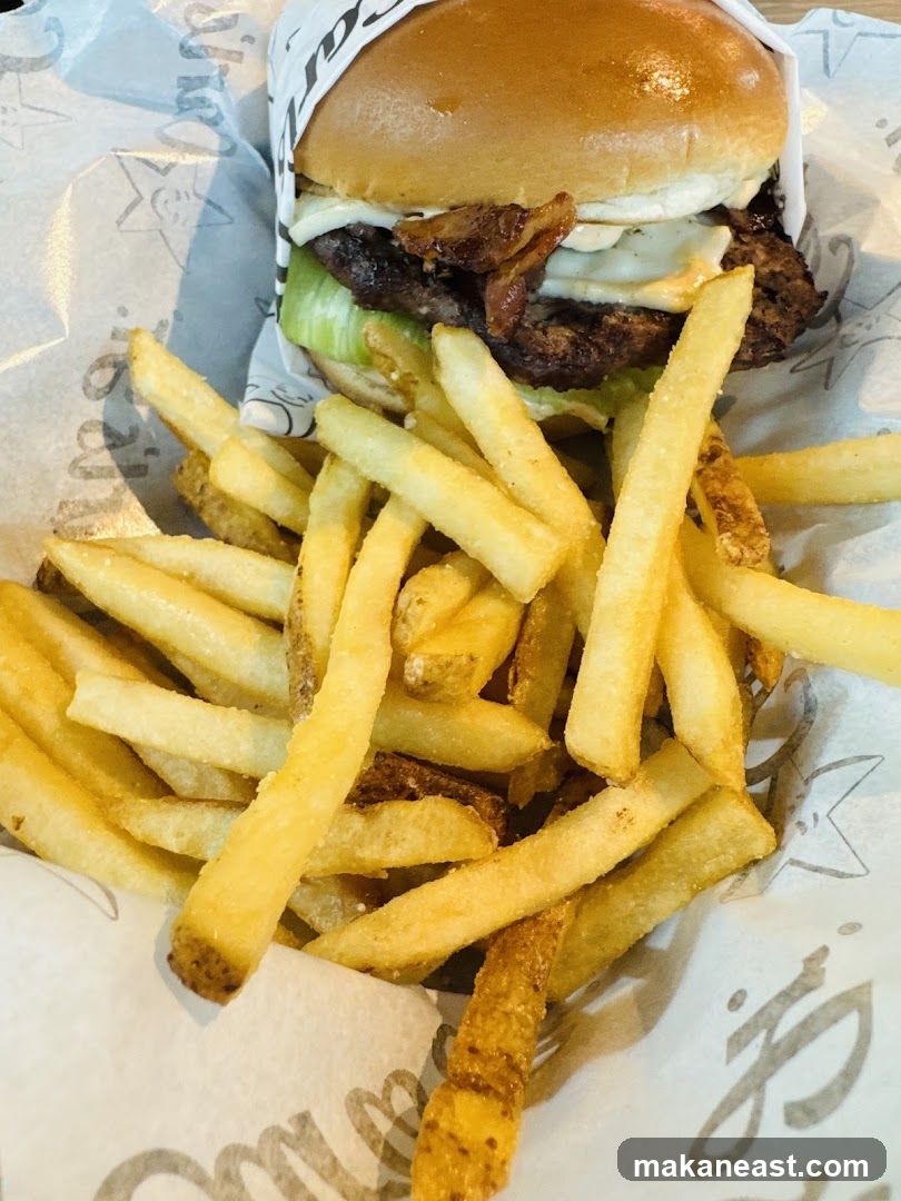 Burger and Fries