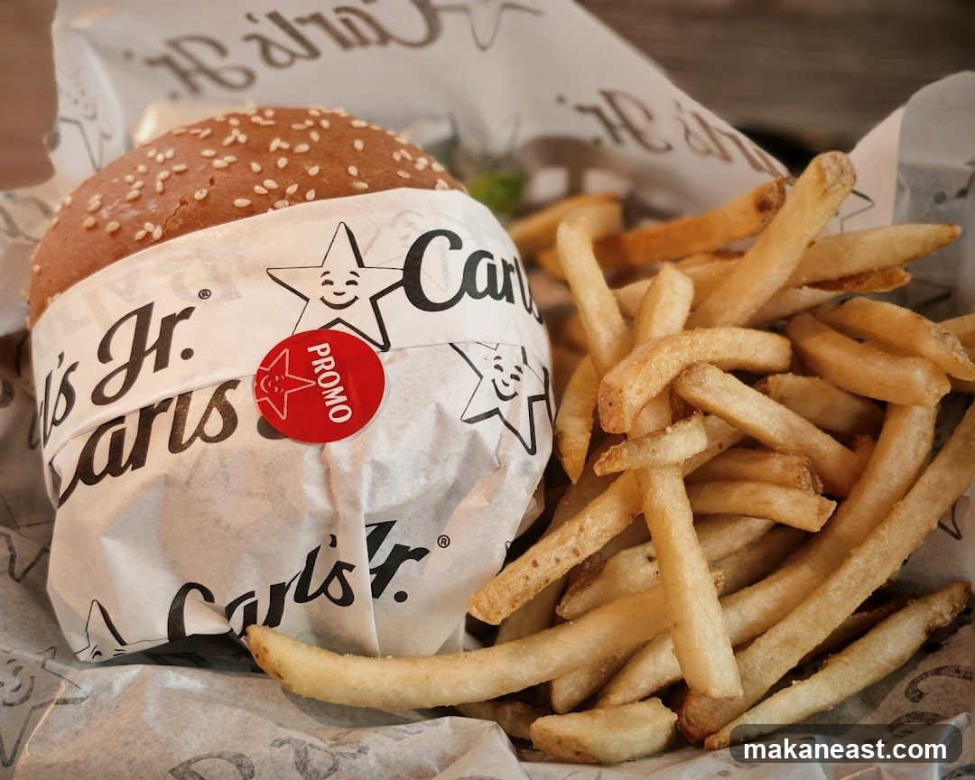 Carl's Jr. Burger and Fries