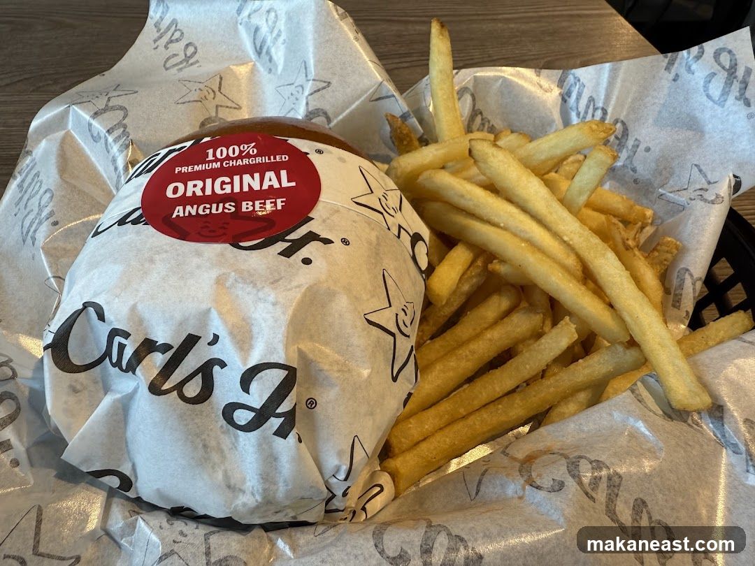Burger and Fries