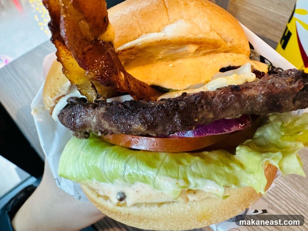 Burger with Bacon