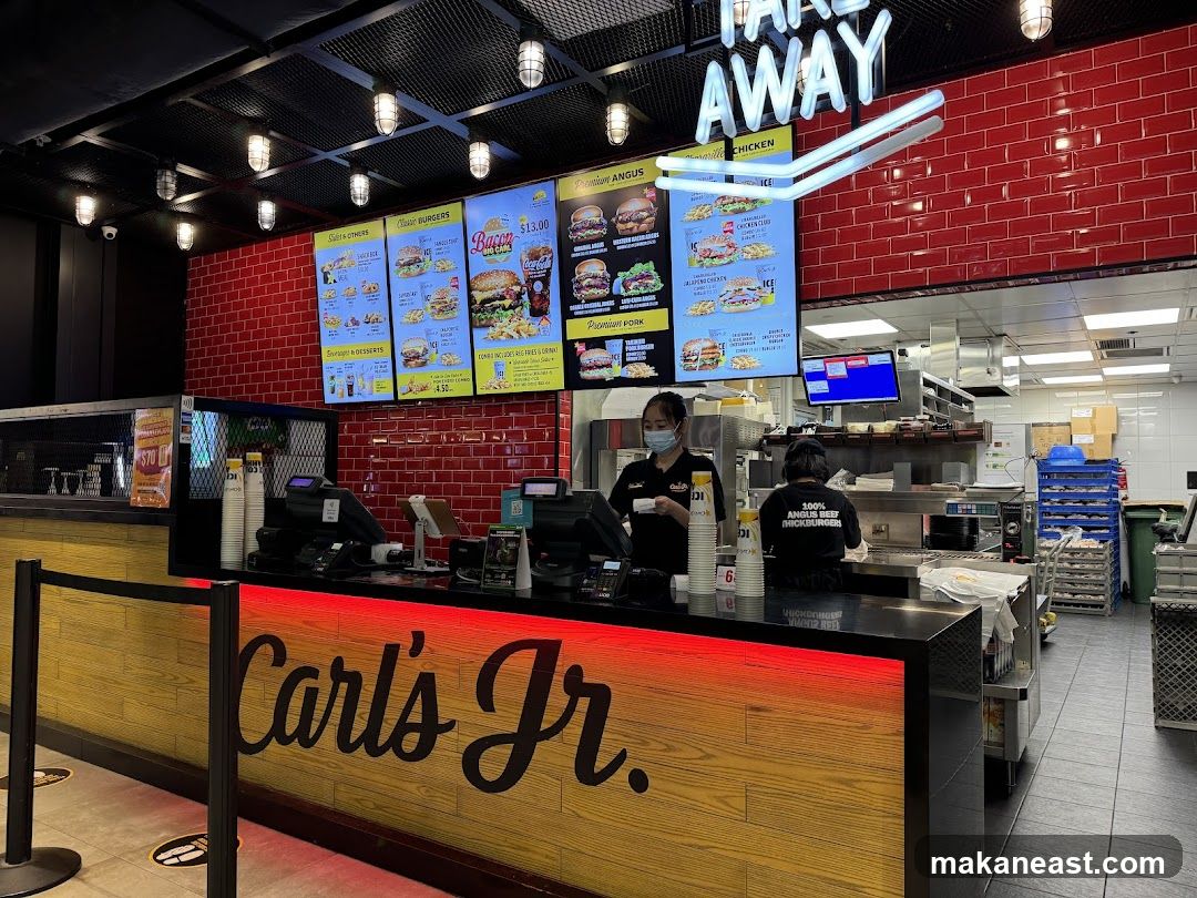 Carl's Jr. Take Away Counter