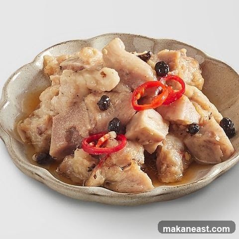 Braised Pork Belly with Black Beans and Chili