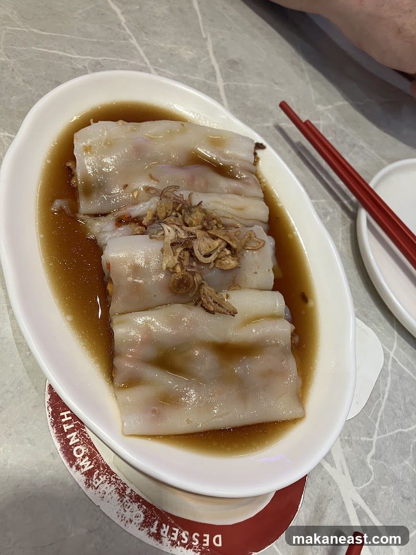 Steamed Rice Rolls with Toppings