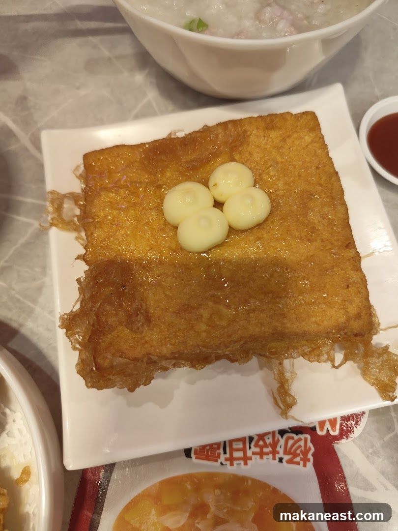 Fried Toast with Quail Eggs