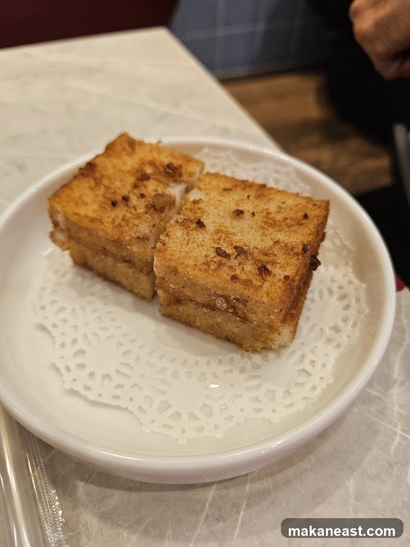 Fried Turnip Cake Slices
