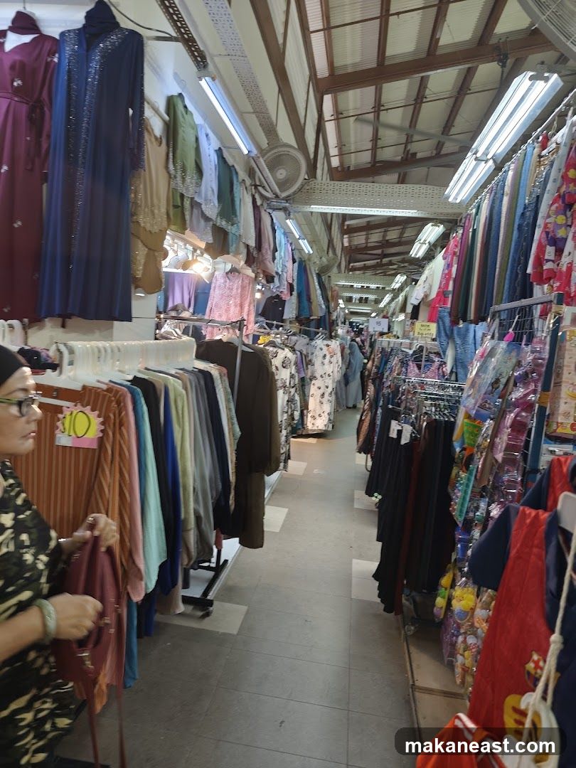 Market Stall with Clothing