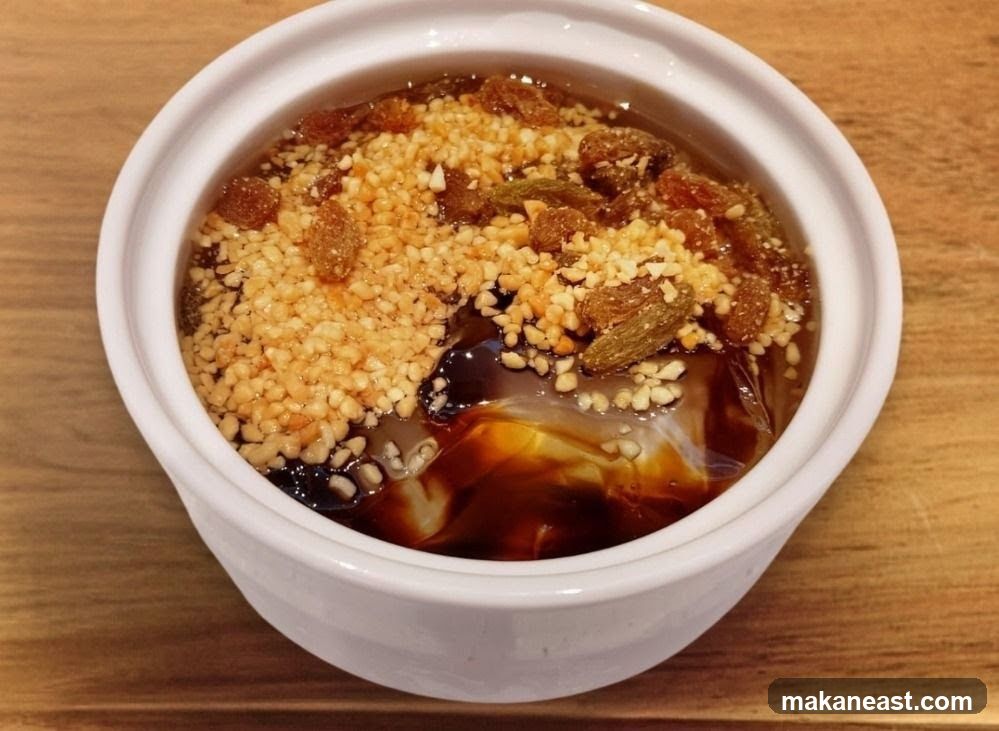 Dessert with Nuts and Raisins