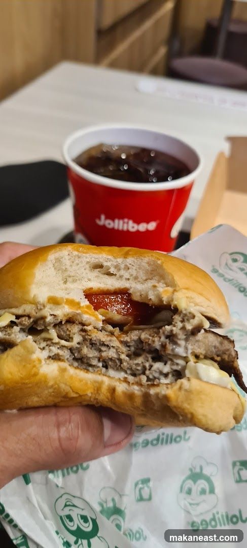 Jollibee Burger and Drink
