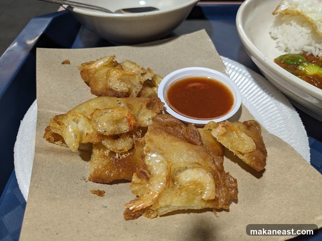 Fried Shrimp Fritters with Sauce