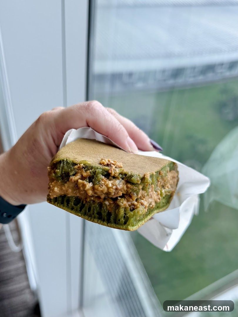 Pancake with Peanut Filling