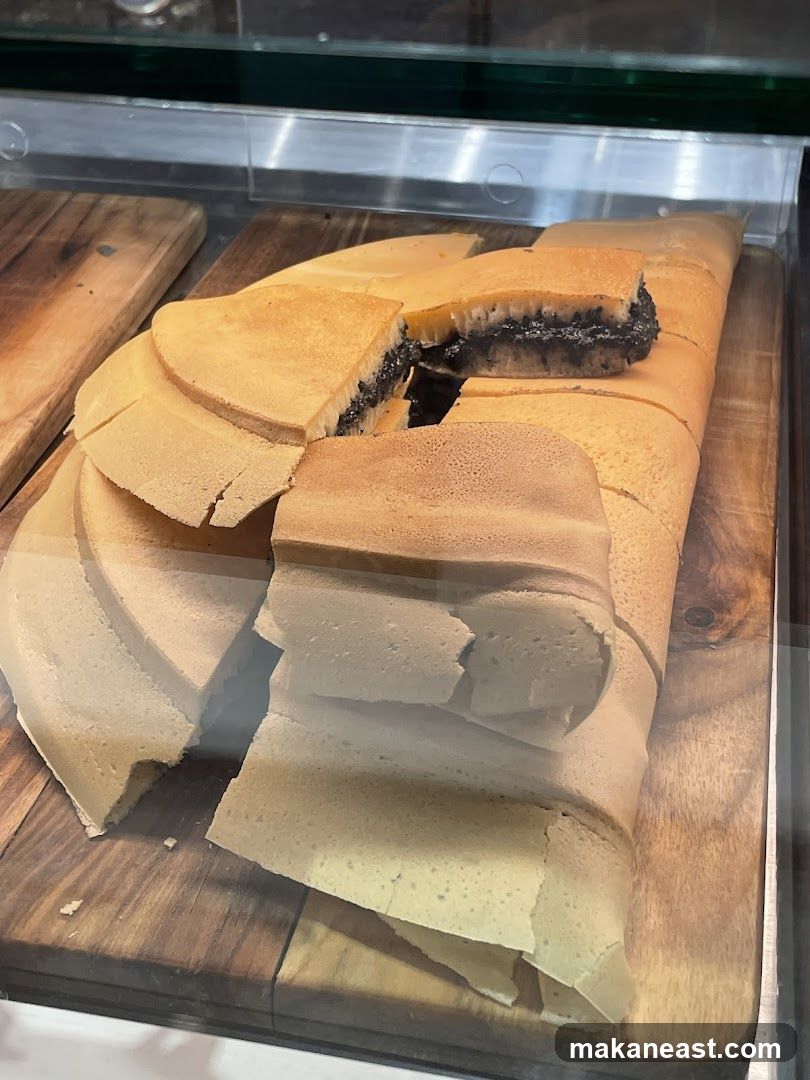 Pancake with Black Sesame Filling